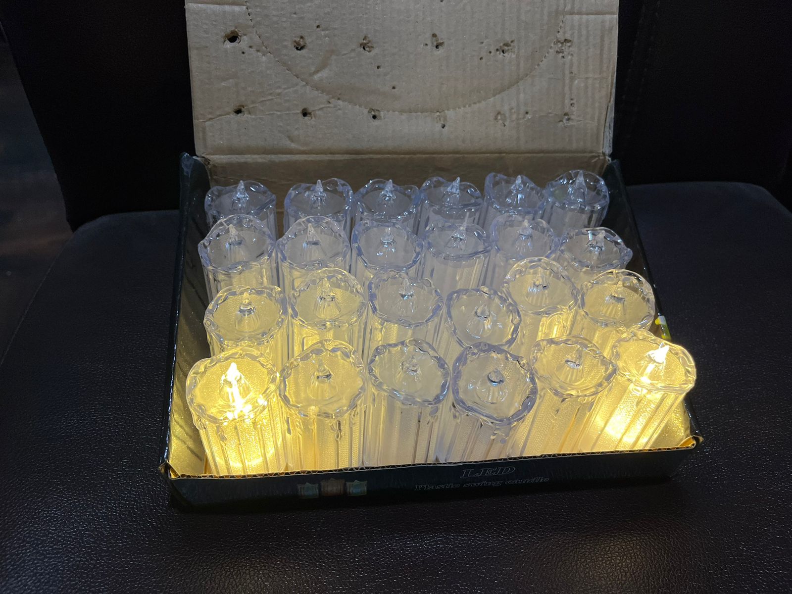 24 Pc Flameless and Smokeless Decorative Melting Candles LED Tea Light Candle Flickering Electronic Candle, Diwali 24 Pc Flameless and Smokeless Decorative Melting Candles LED Tea Light Candle Flickering Electronic Candle, Diwali